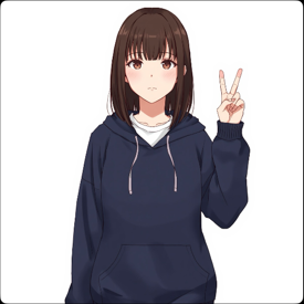 ピースサインの生成結果3