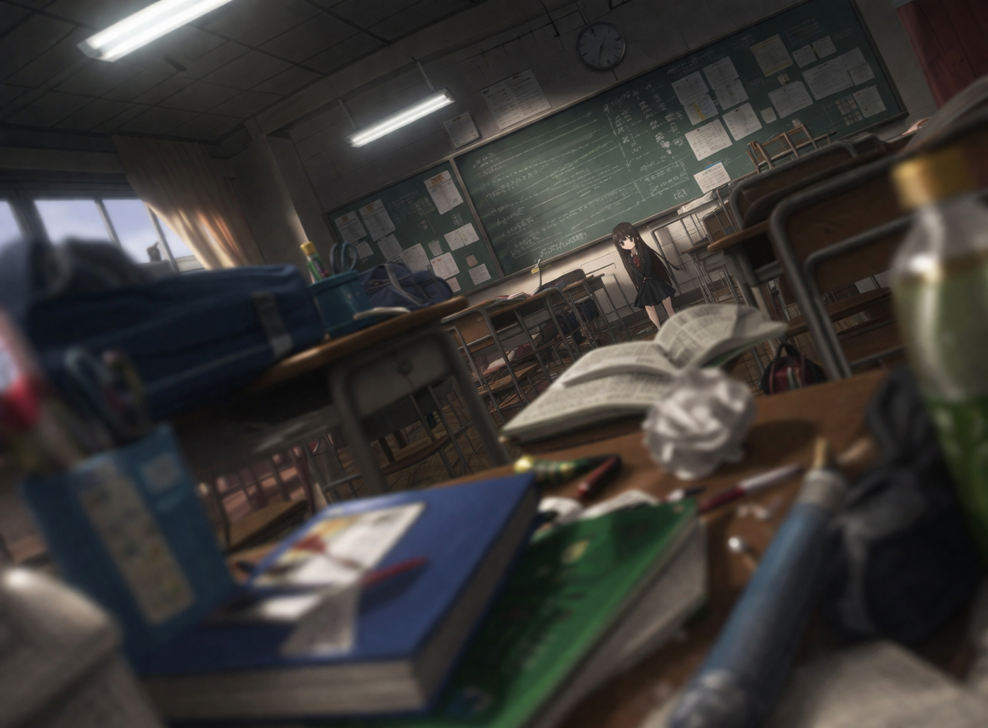 Before：プロンプトを盛りすぎて崩れたAI画像