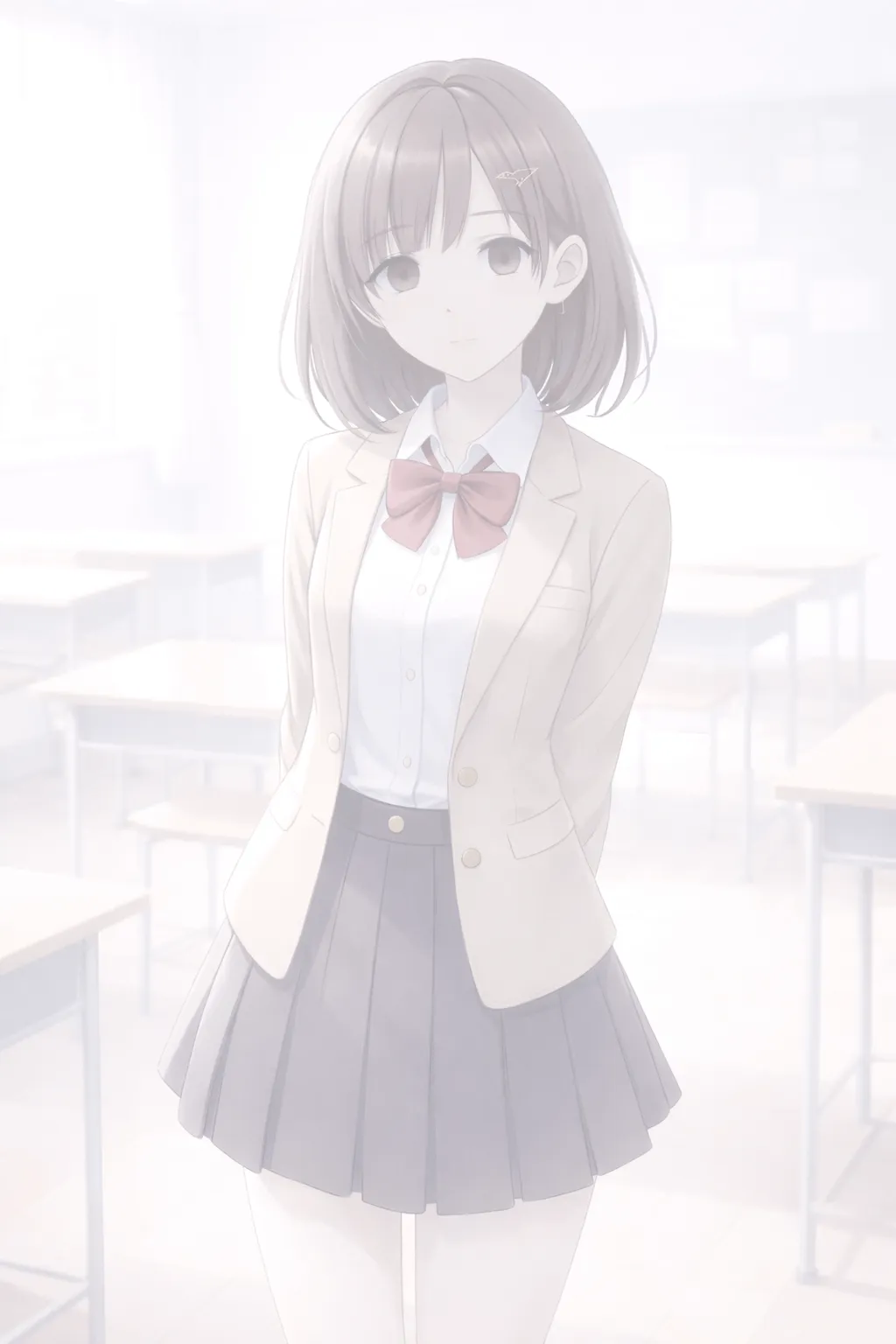 Before：真っ白・影なしでAIっぽい